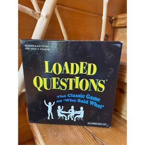 Loaded Questions - The Classic Game of "Who Said What" - Family Party Group Game
